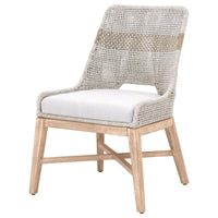 Tootsie Taupe & White Rope Dining Chair, Set of 2