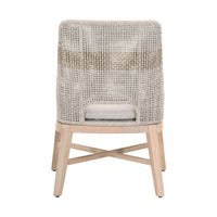 Tootsie Taupe Rope Outdoor Dining Chair, Set of 2