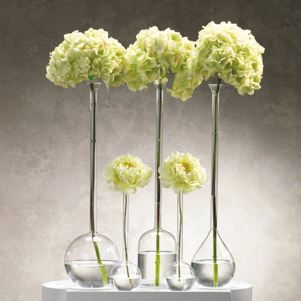 Finchem Long Neck Ball Glass Vase