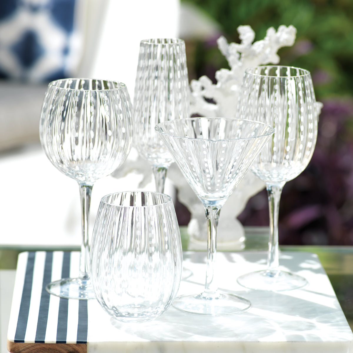 Finley Tall Wine Goblets, Set of 6