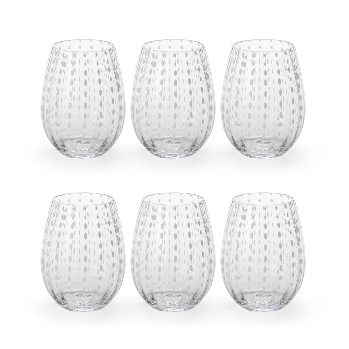 Finley Tall Stemless Glass, Set of 6