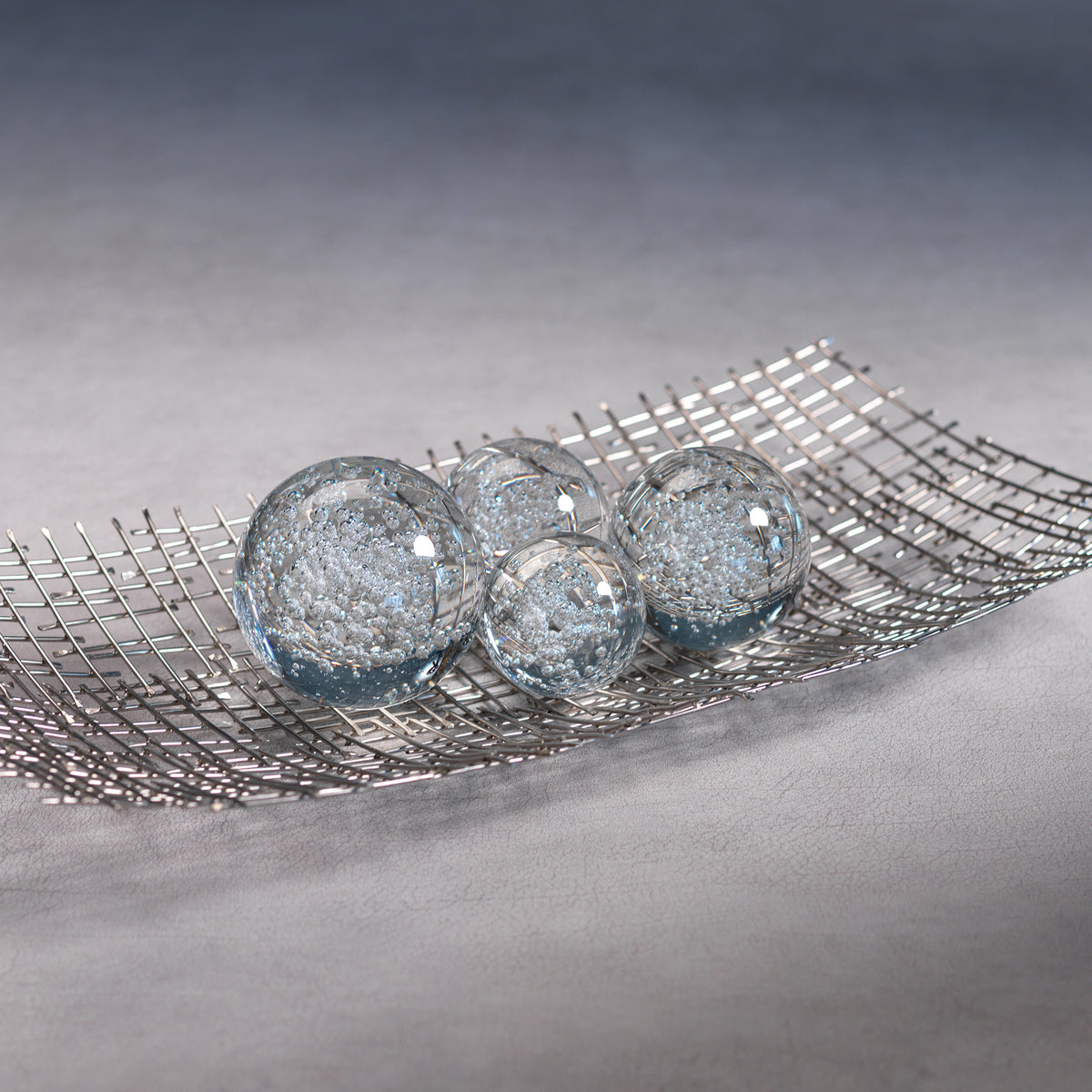 Bubbles Medium Crystal Filler Ball,  Set of 2