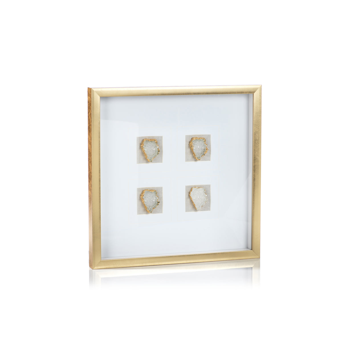 Mason Gold Framed Crystal Wall Decor, 20 x 20