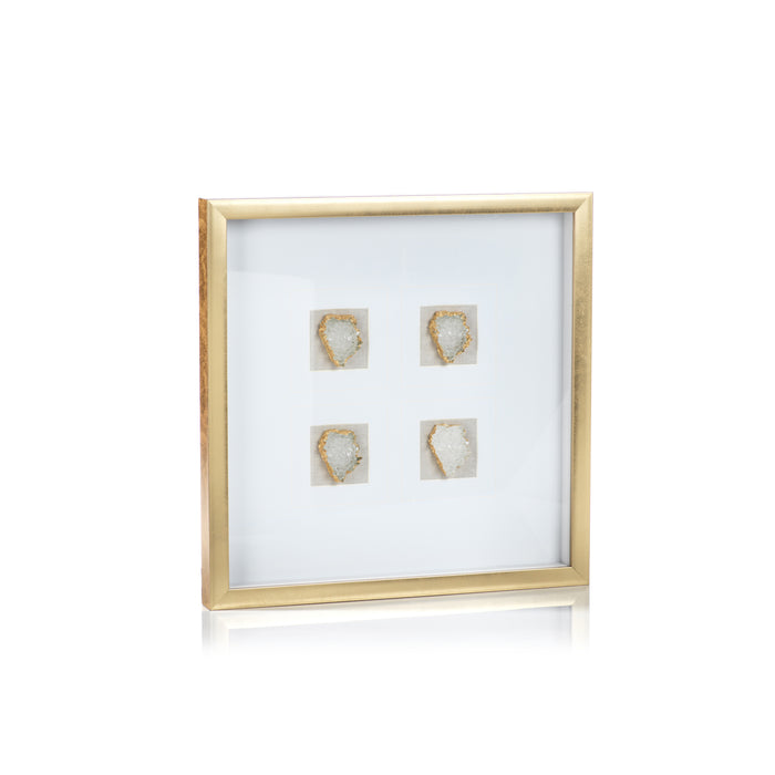 Mason Gold Framed Crystal Wall Decor, 20 x 20