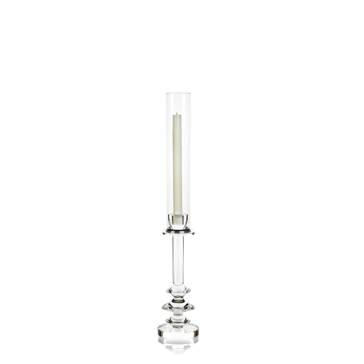 Valentina Small Crystal Glass Candle Holder