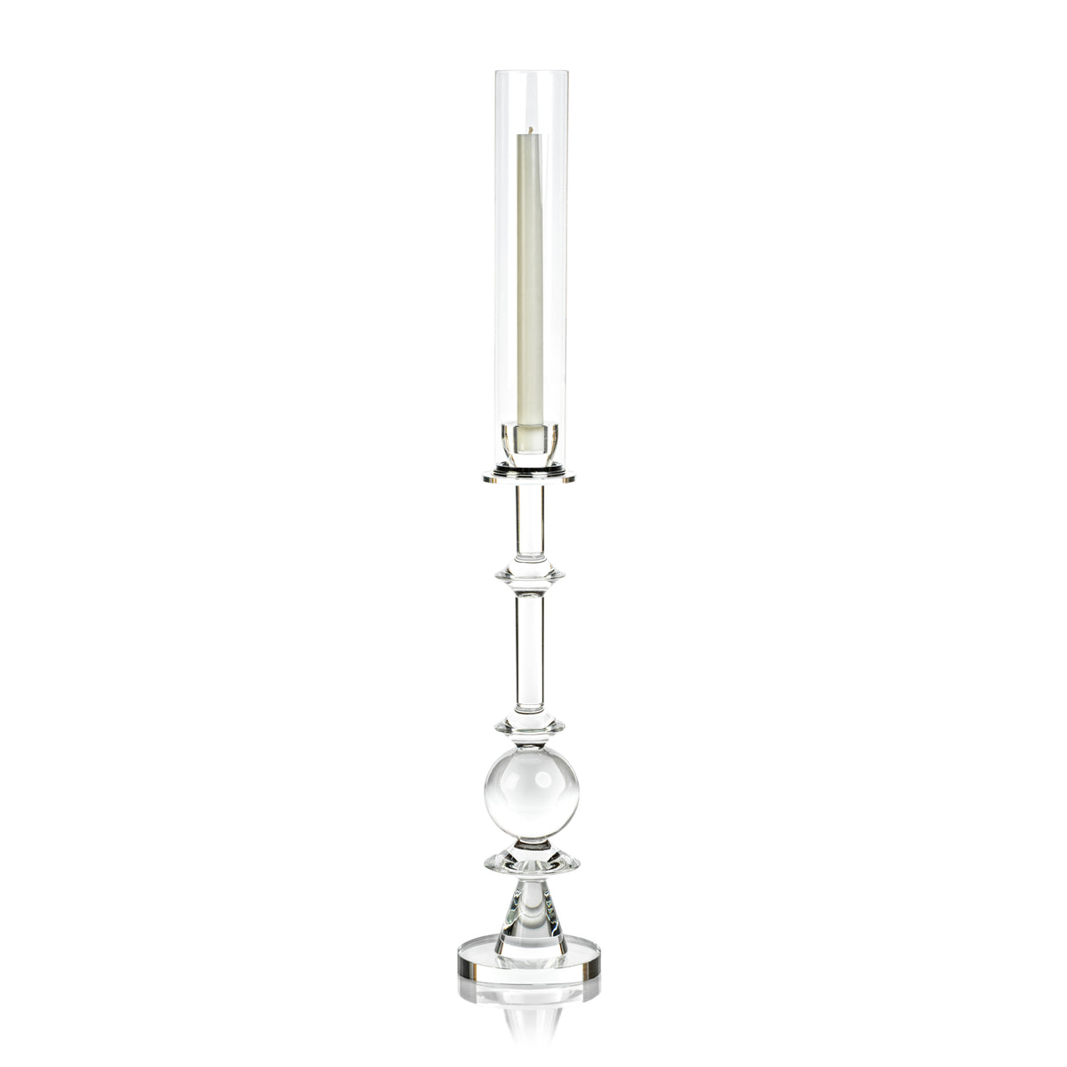 Valentina Large Crystal Glass Candle Holder