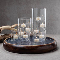 Kelsey Suspended Glass Tealight Holder, Small, Set of 4