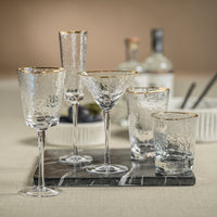 Kamarone Triangular Double Old Fashioned Glasses, Set of 4
