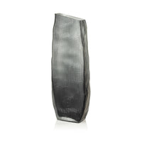 Manolo Smoke Gray Glass Vase