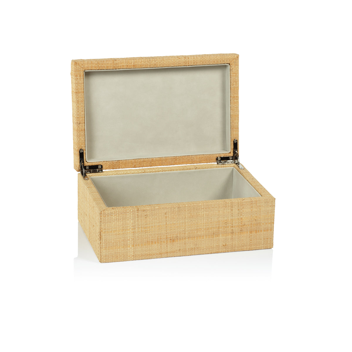 Matua Natural Grasscloth Decorative Box, Medium