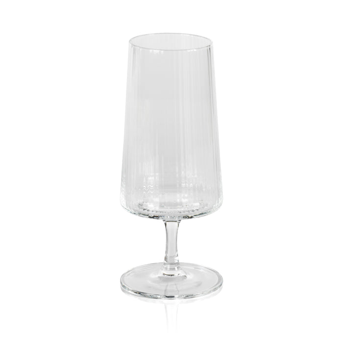 Benji Ribbed Fluted Textured Cocktail Glasses, Set of 4