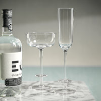Modena Champagne Glass Flutes, Set of 4