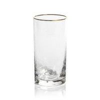 Campolli Hammered Highball Glasses, Set of 4