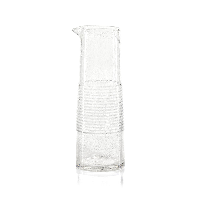 Langley Tall Bubble Glass Pitcher