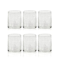 Langley Bubble Double Old Fashioned Glasses, Set of 6