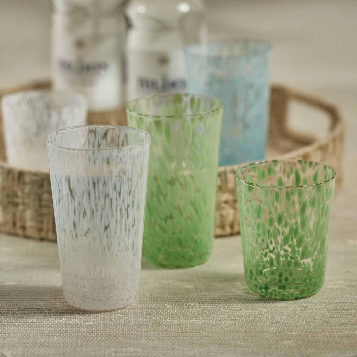 William Green Speckled Highball Glasses, Set of 6