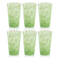 William Green Speckled Highball Glasses, Set of 6