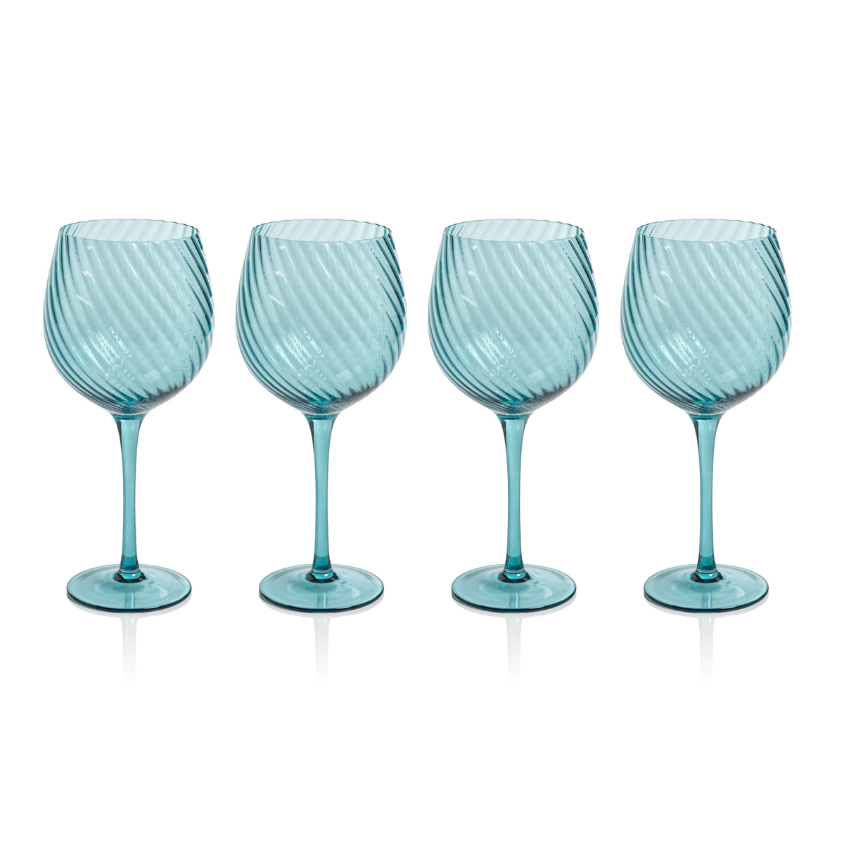 Sierra Optic Swirl Red Wine Glasses, Set of 4