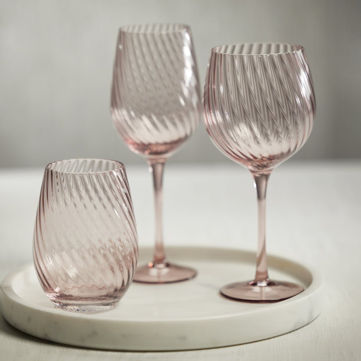 Sierra Optic Swirl Red Wine Glasses, Set of 4