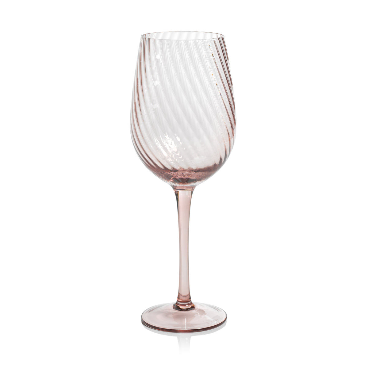 Sierra Optic Swirl White Wine Glasses, Set of 4
