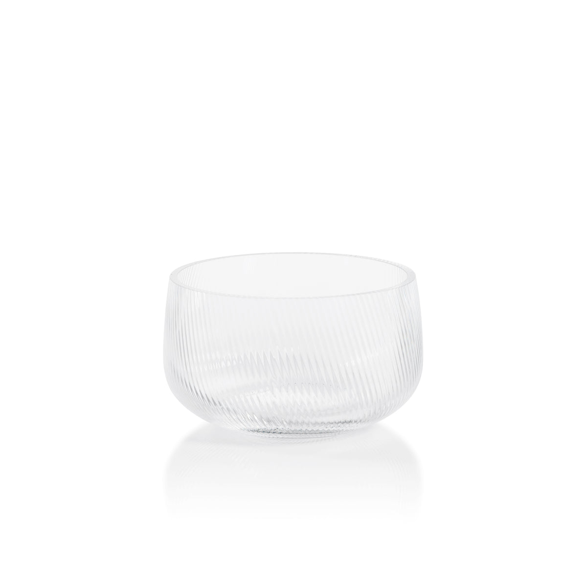 Chatham 6.25" Rippled Glass Bowls, Set of 2