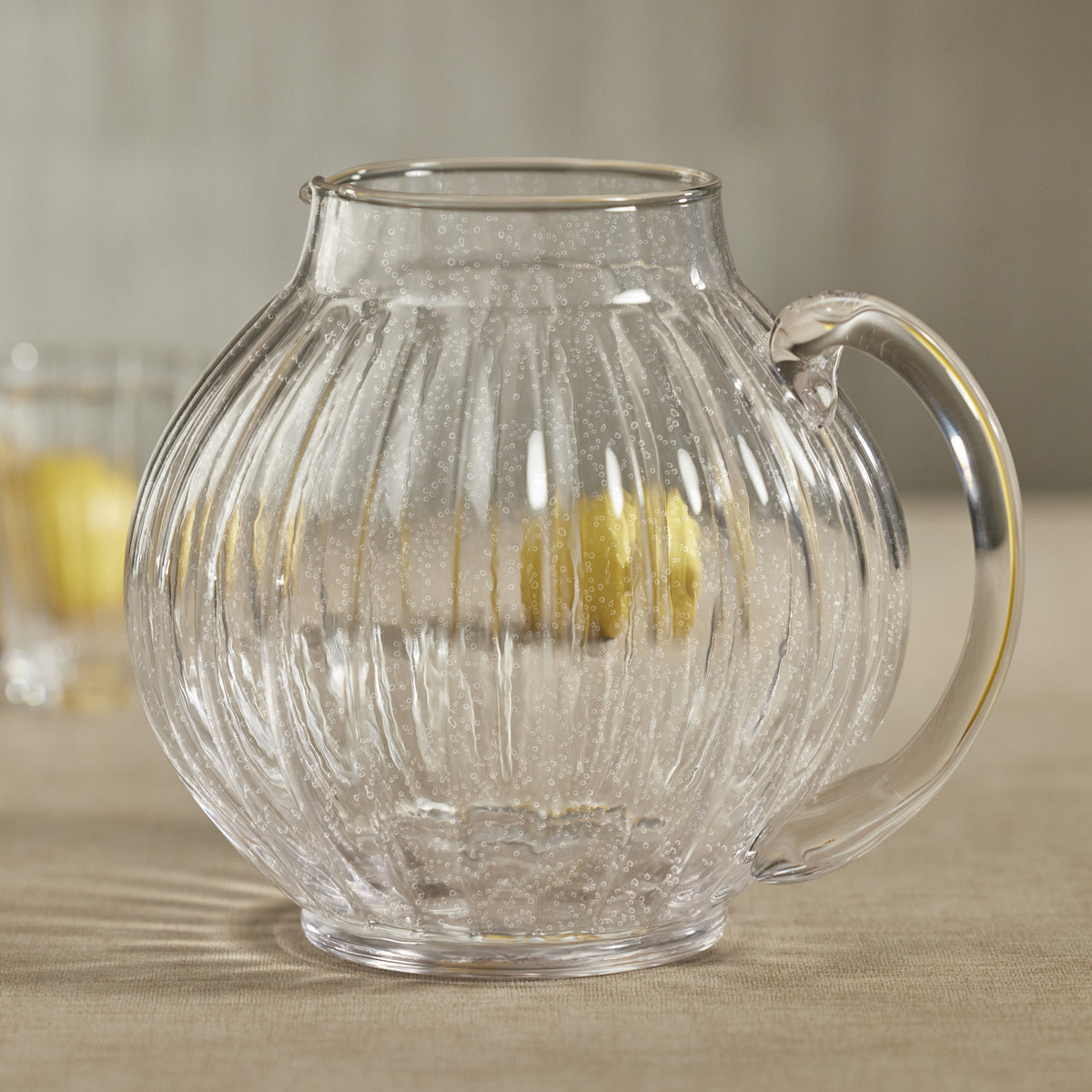 Benoit Bubble Glass Pitcher