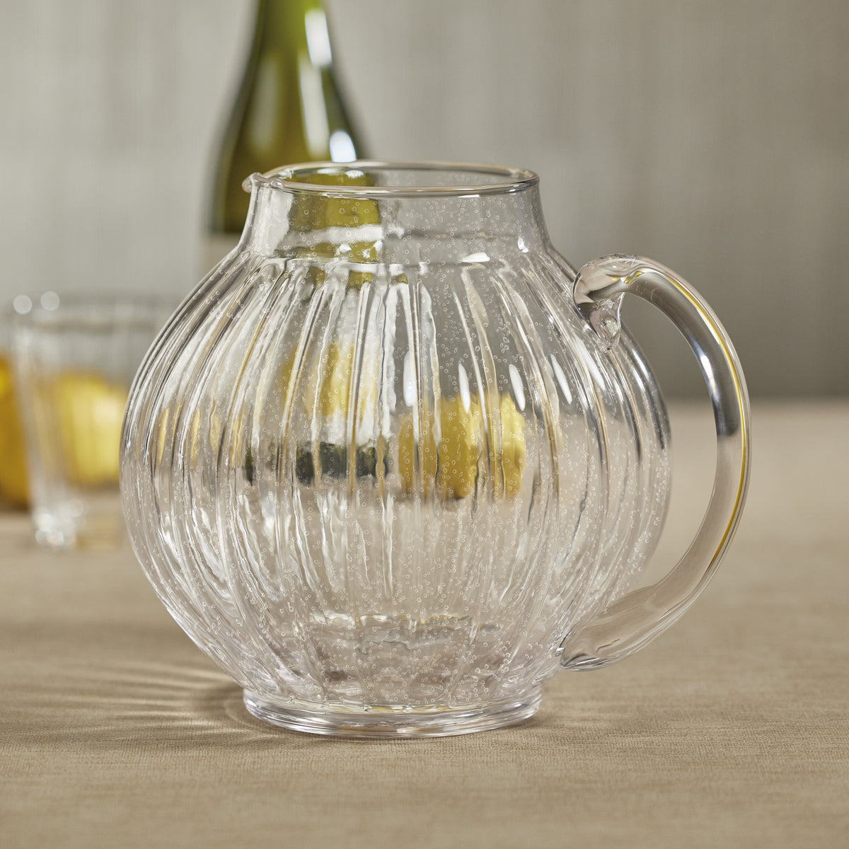Benoit Bubble Glass Pitcher