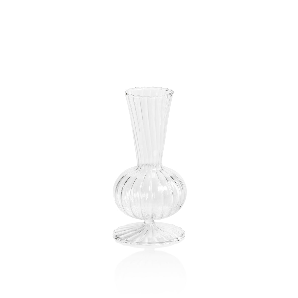 Margaret Optic Glass Vases, Set of 2