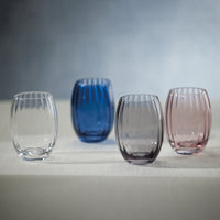 Madden Optic Stemless All-Purpose Glasses, Set of 4