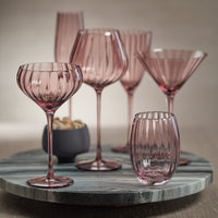Madden Blush Cocktail Glasses, Set of 4
