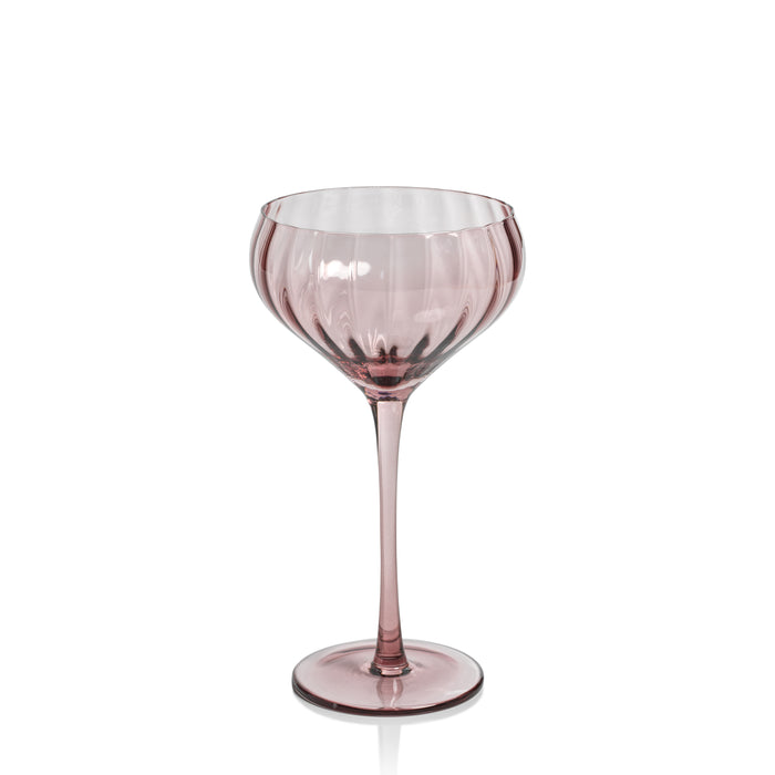 Madden Blush Cocktail Glasses, Set of 4