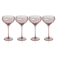 Madden Blush Cocktail Glasses, Set of 4