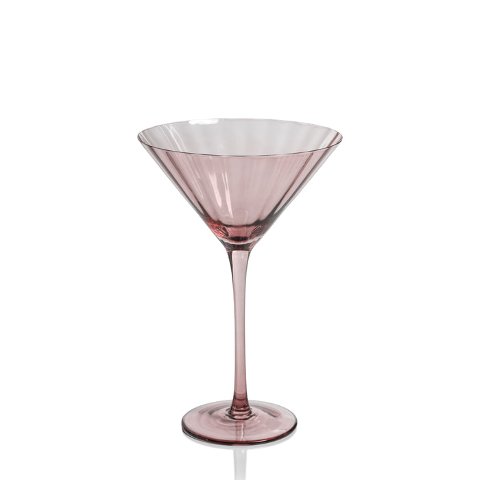 Madden Blush Martini Glasses, Set of 4