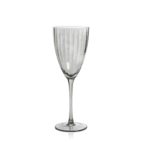 Madden Grey White Wine Glasses, Set of 4