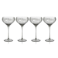 Madden Grey Cocktail Glasses, Set of 4