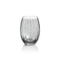 Madden Grey Stemless All-Purpose Glasses, Set of 4