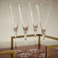 Stella Optic Champagne Flutes, Set of 4