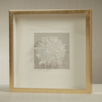 Carney Gold Framed Crystal Flower Wall Décor