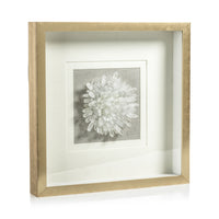 Carney Gold Framed Crystal Flower Wall Décor
