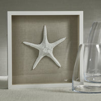 Arlo White Framed Starfish Wall Décor