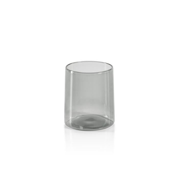 Lanvin Smoke Grey Tumbler Glasses,  Set of 6