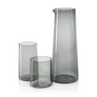 Lanvin Smoke Grey Glass Pitcher