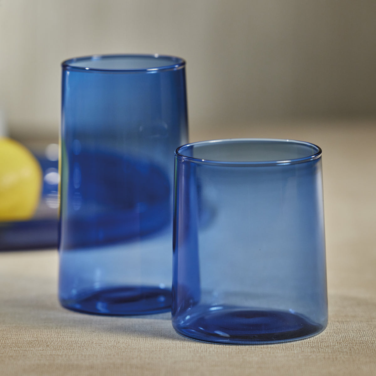 Lanvin Cobalt Highball Glasses, Set of 6