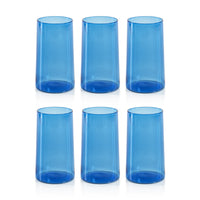 Lanvin Cobalt Highball Glasses, Set of 6