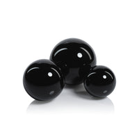 Noir Crystal Glass Fill Decorative Ball, Medium
