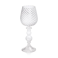 Rialto Twisted Optic Red Wine Glasses, Set of 4