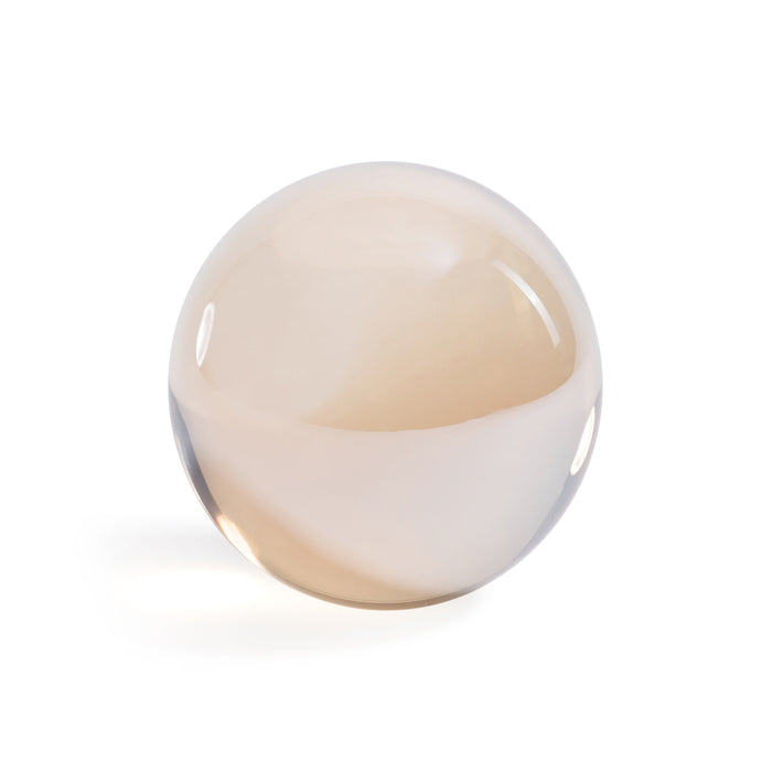 Amber Large Decorative Crystal Glass Ball