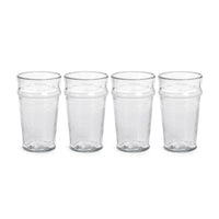 Artisan Hammered Highball Glasses, Set of 4