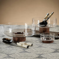 Seychelles Variegated Horn Salad Servers