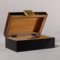 Cape Verde Black Resin Inlaid Decorative Box